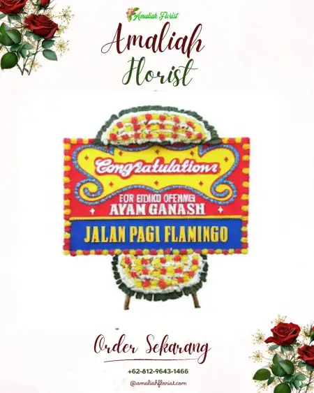 Sewa Papan Bunga Mentoso